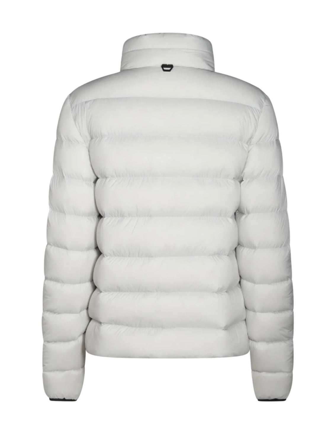 GIUBBINO MONCLER UOMO BIANCO SCRITTA NERA