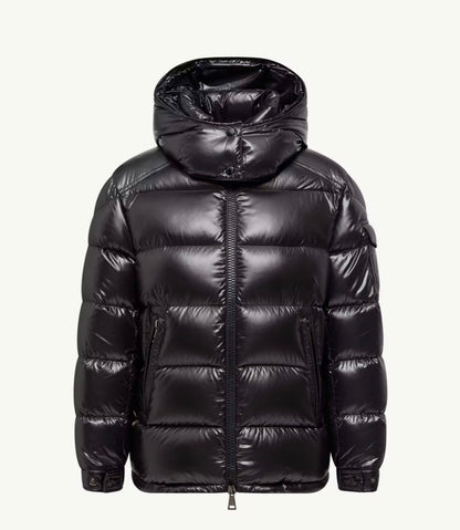 GUBBINO MONCLER DONNA NERO LUCIDO