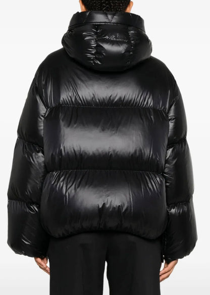 GIUBBINO MONCLER DONNA NERO OVER