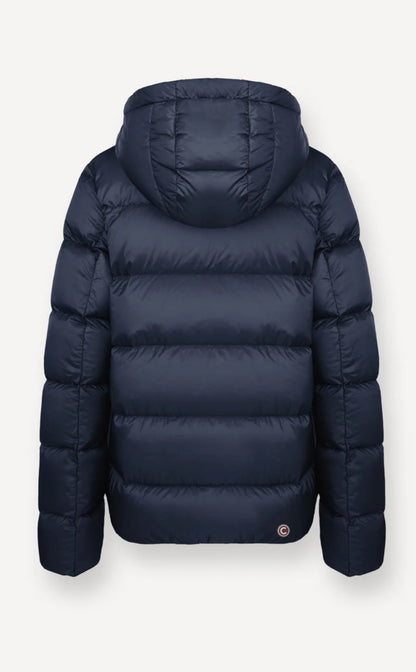 COLMAR DONNA BLU CORTO CON CAPPUCCIO