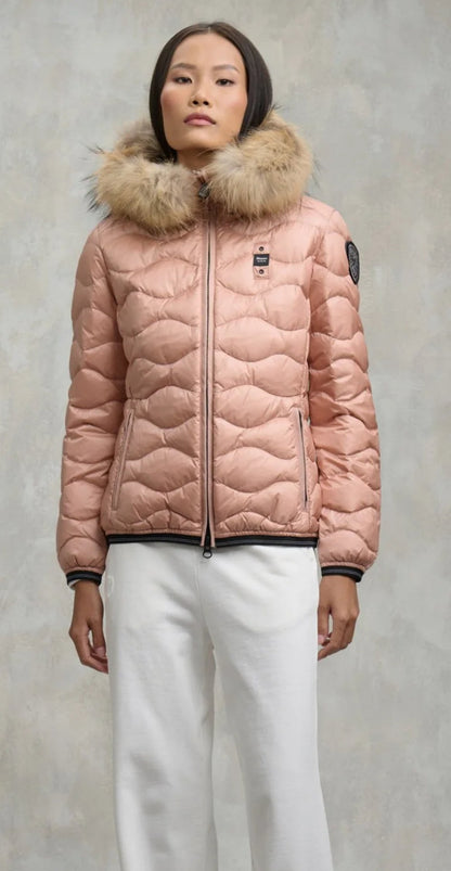 GIUBBINO BLAUER CORTO ONDE DONNA CIPRIA PELLICCIA