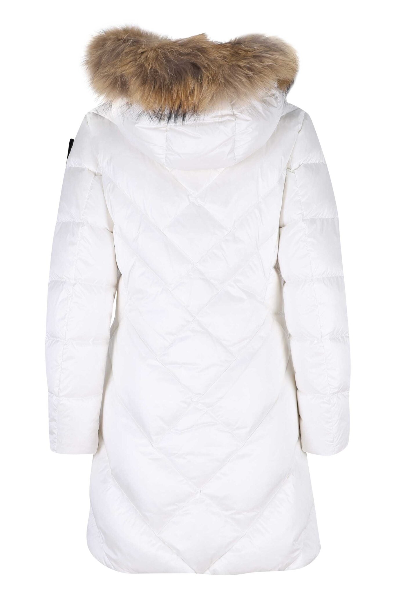 GIUBBINO BLAUER LUNGO  DONNA BIANCO PELLICCIA