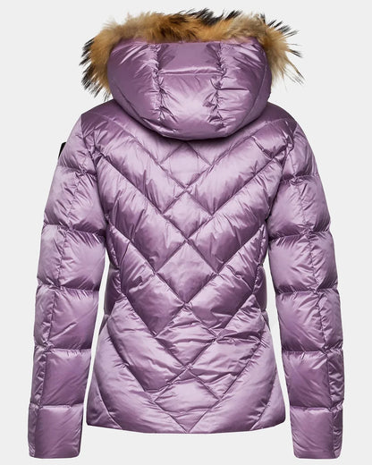 GIUBBINO BLAUER CORTO  DONNA VIOLA PELLICCIA